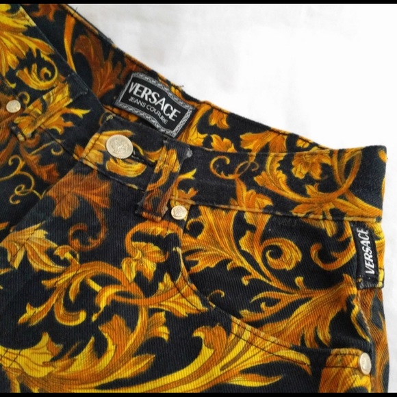 VERSACE couture 90s rare Medusa jeans - Picture 6 of 9